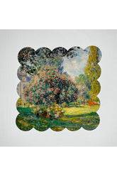 Yağlı Boya Manzara Desenli Dijital Baskılı Kokteyl Peçetesi